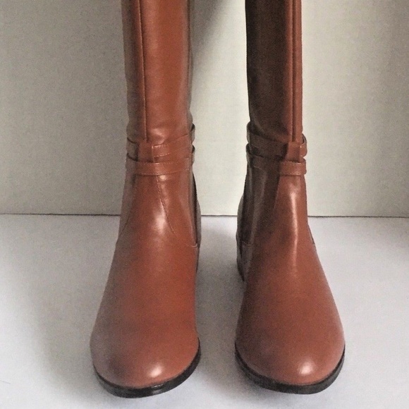 Ashro Menna Shoes - Ashro Menna Riding Boot NEW Size 7.5M Cognac
